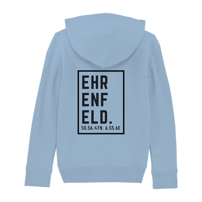 Ehrenfeld Koordinaten (großer Druck auf dem Rücken) - Kids Basic Hoodie