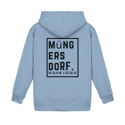 Müngersdorf Koordinaten (großer Druck auf dem Rücken) - Kids Basic Hoodie