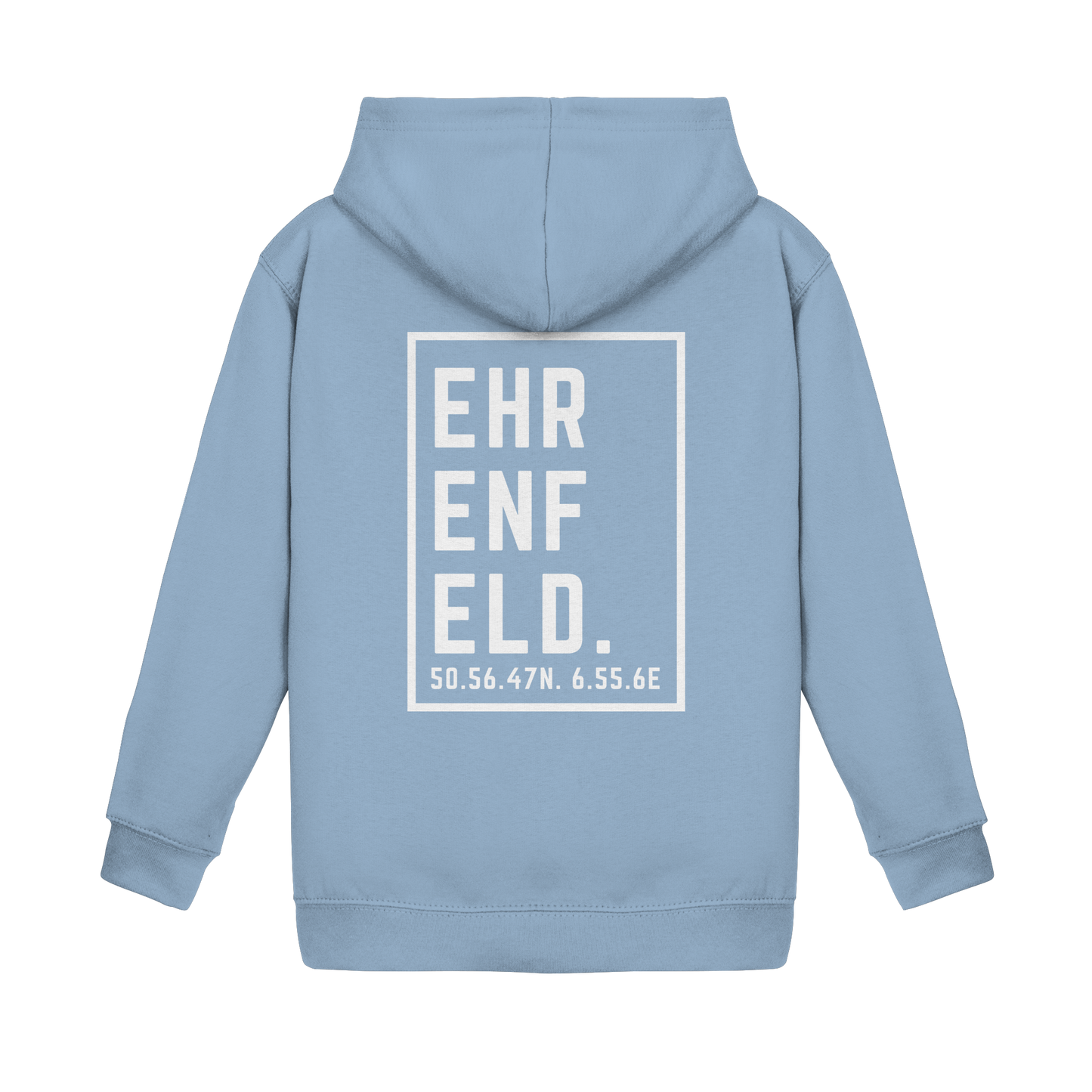 Ehrenfeld Koordinaten (großer Druck auf dem Rücken) - Kids Basic Hoodie