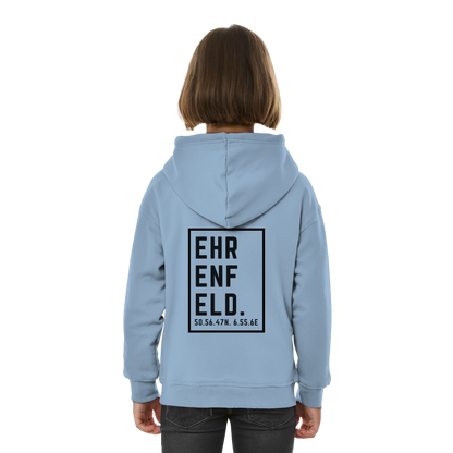 Ehrenfeld Koordinaten (großer Druck auf dem Rücken) - Kids Basic Hoodie