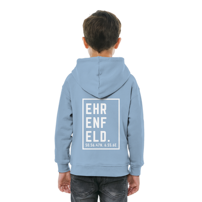 Ehrenfeld Koordinaten (großer Druck auf dem Rücken) - Kids Basic Hoodie