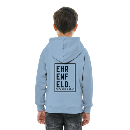 Ehrenfeld Koordinaten (großer Druck auf dem Rücken) - Kids Basic Hoodie