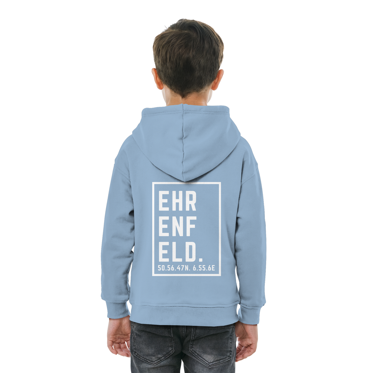 Ehrenfeld Koordinaten (großer Druck auf dem Rücken) - Kids Basic Hoodie