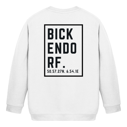 Bickendorf Koordinaten (großer Druck auf dem  Rücken) - Kids Basic Sweatshirt