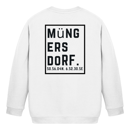 Müngersdorf Koordinaten (großer Druck auf dem Rücken) - Kids Basic Sweatshirt
