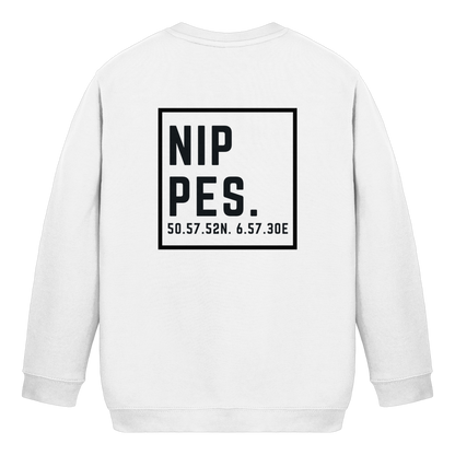 Nippes Koordinaten (großer Druck auf dem Rücken) - Kids Basic Sweatshirt