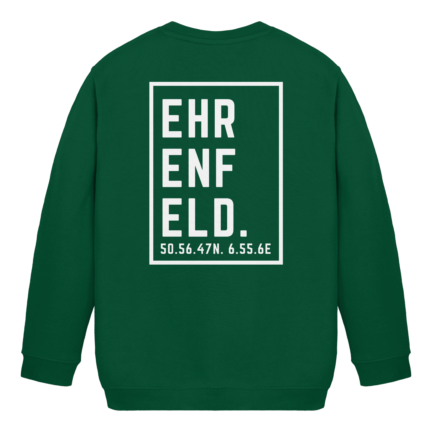 Ehrenfeld Koordinaten (großer Druck auf dem Rücken) - Kids Basic Sweatshirt