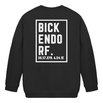 Bickendorf Koordinaten (großer Druck auf dem Rücken) - Kids Basic Sweatshirt