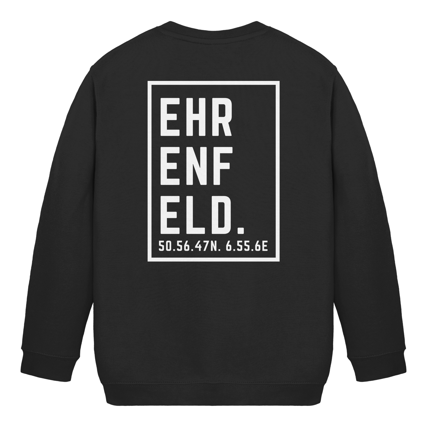 Ehrenfeld Koordinaten (großer Druck auf dem Rücken) - Kids Basic Sweatshirt