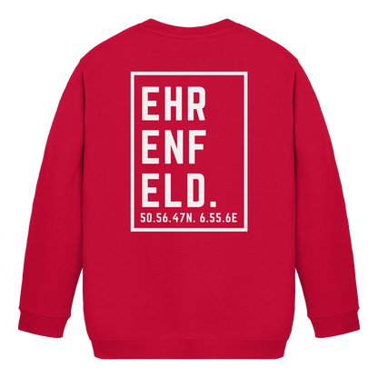 Ehrenfeld Koordinaten (großer Druck auf dem Rücken) - Kids Basic Sweatshirt