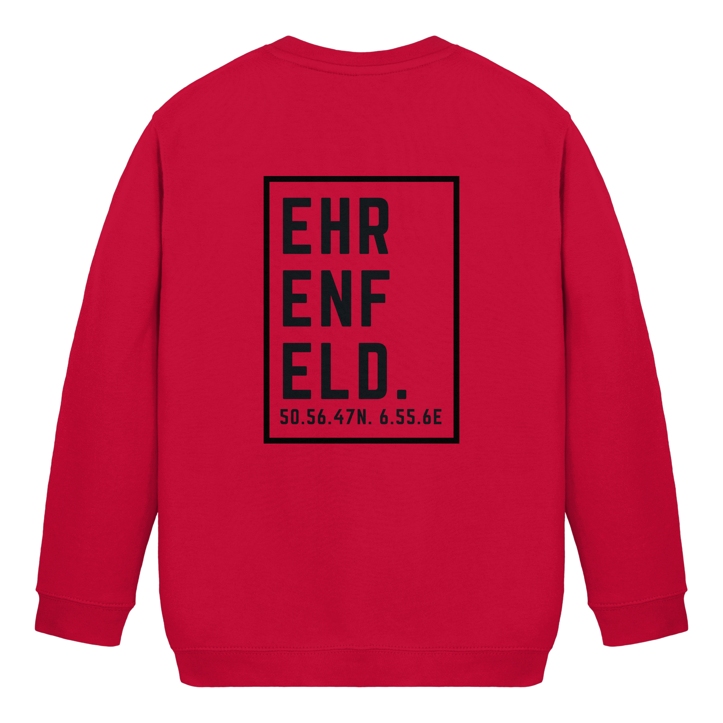 Ehrenfeld Koordinaten (großer Druck auf dem Rücken) - Kids Basic Sweatshirt