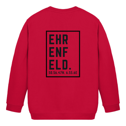 Ehrenfeld Koordinaten (großer Druck auf dem Rücken) - Kids Basic Sweatshirt
