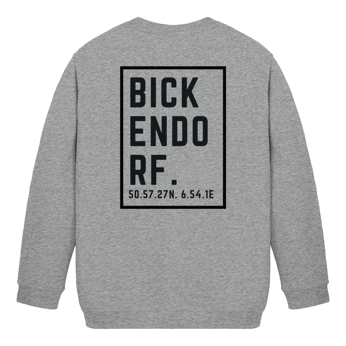 Bickendorf Koordinaten (großer Druck auf dem  Rücken) - Kids Basic Sweatshirt