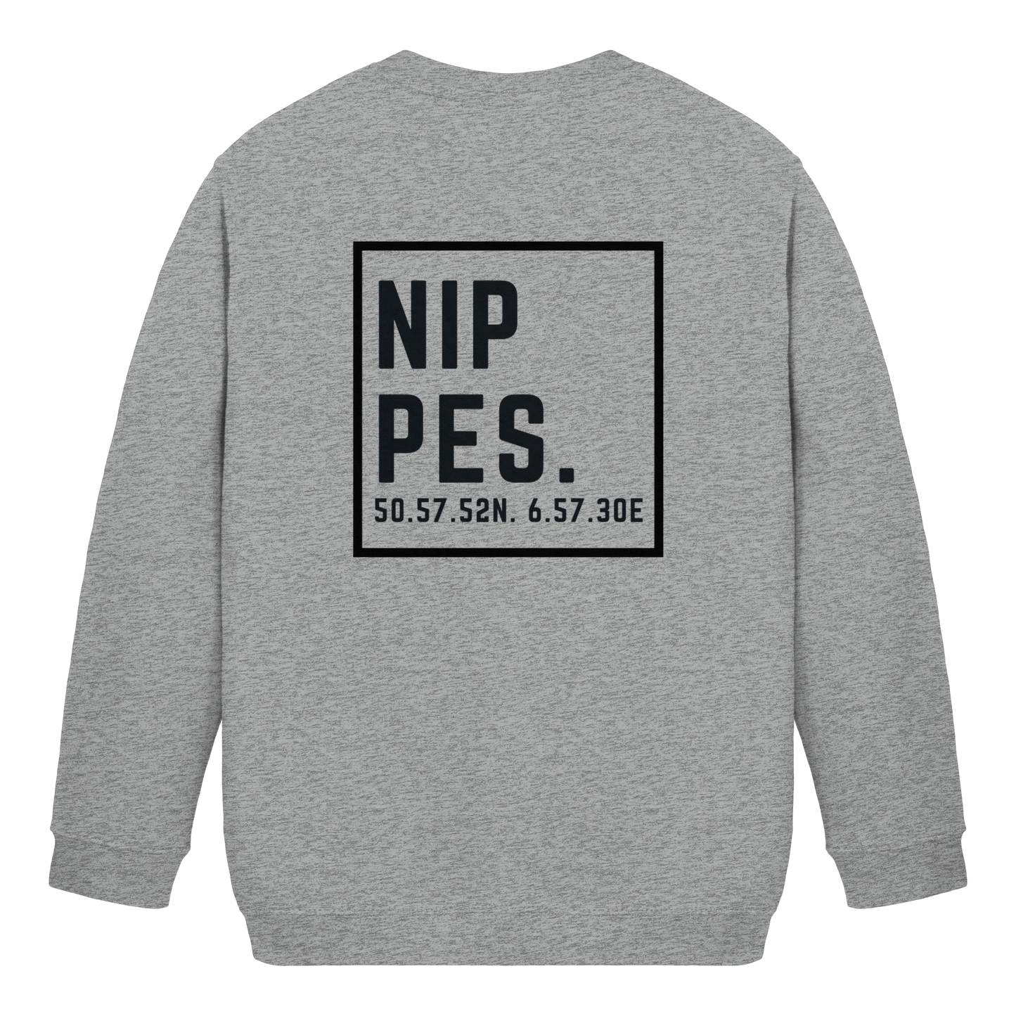 Nippes Koordinaten (großer Druck auf dem Rücken) - Kids Basic Sweatshirt