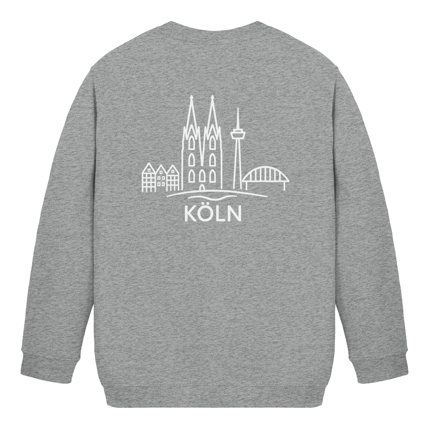 Köln Skyline (großer Druck auf dem Rücken) - Kids Basic Sweatshirt