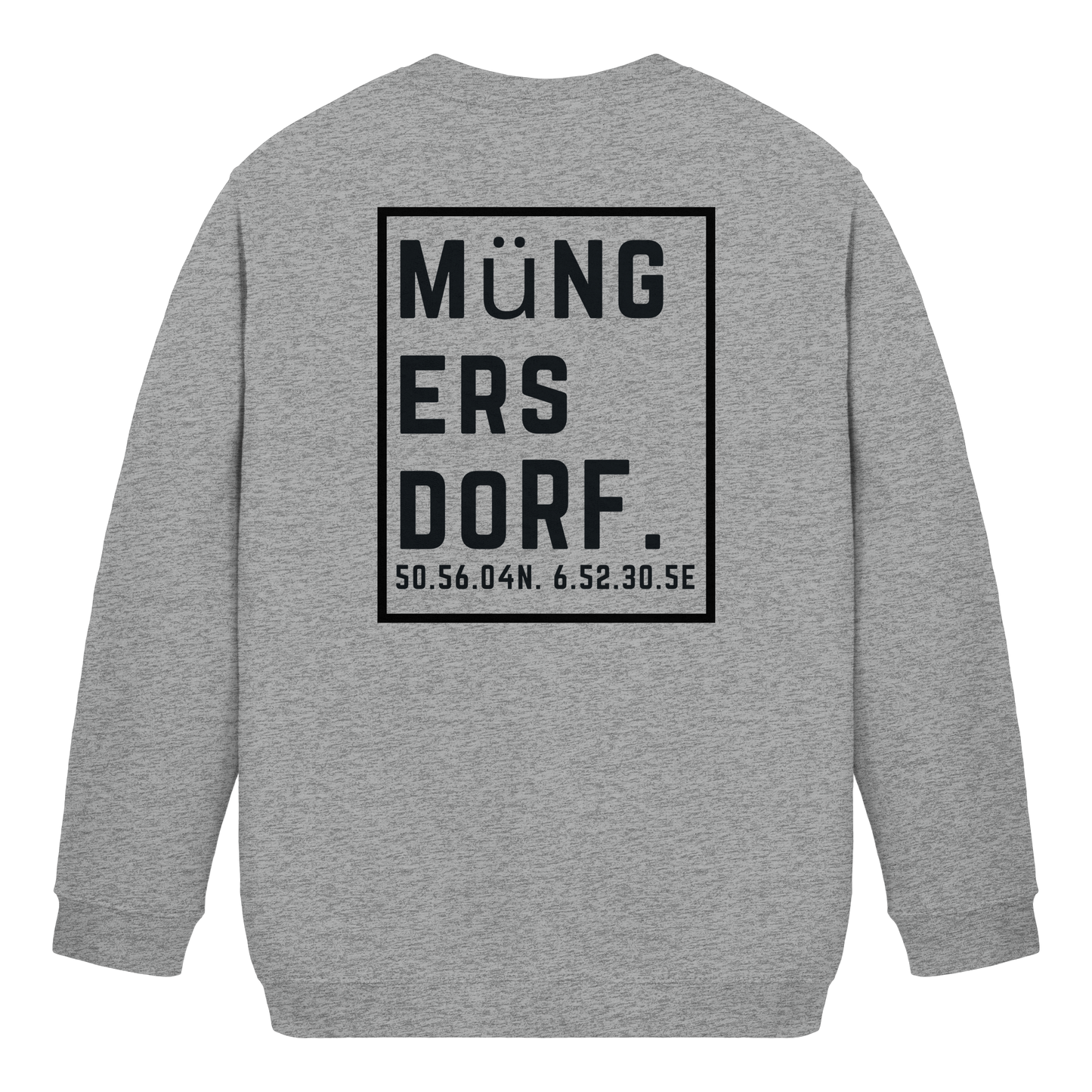 Müngersdorf Koordinaten (großer Druck auf dem Rücken) - Kids Basic Sweatshirt