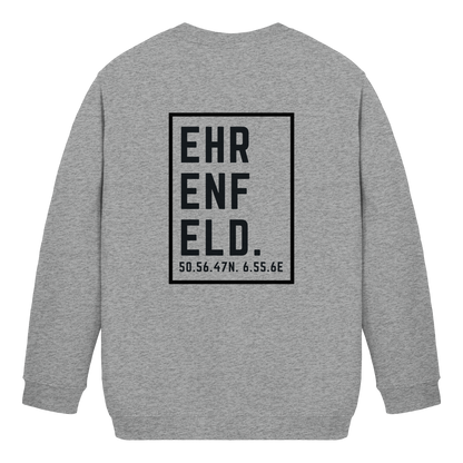 Ehrenfeld Koordinaten (großer Druck auf dem Rücken) - Kids Basic Sweatshirt