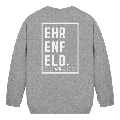 Ehrenfeld Koordinaten (großer Druck auf dem Rücken) - Kids Basic Sweatshirt