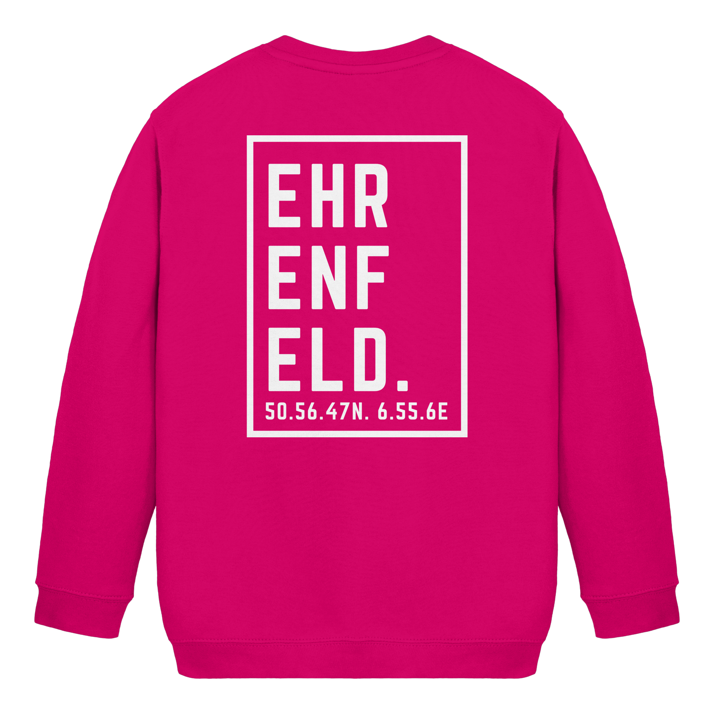 Ehrenfeld Koordinaten (großer Druck auf dem Rücken) - Kids Basic Sweatshirt