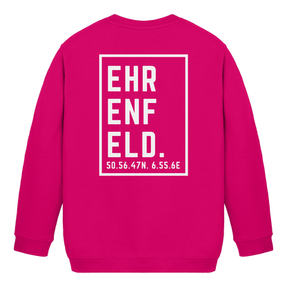 Ehrenfeld Koordinaten (großer Druck auf dem Rücken) - Kids Basic Sweatshirt