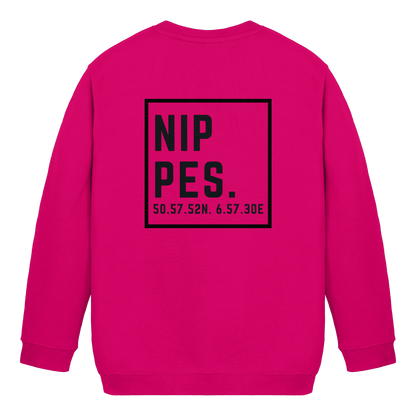 Nippes Koordinaten (großer Druck auf dem Rücken) - Kids Basic Sweatshirt