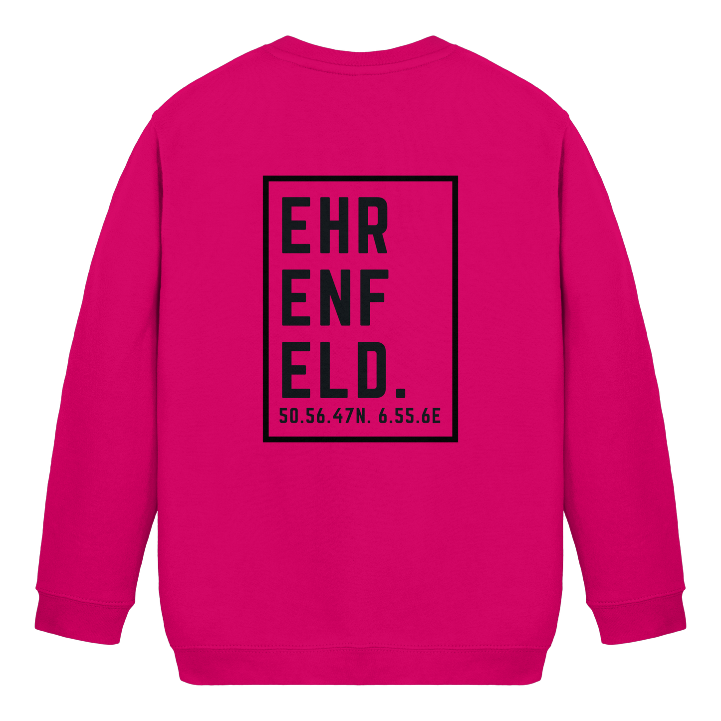 Ehrenfeld Koordinaten (großer Druck auf dem Rücken) - Kids Basic Sweatshirt