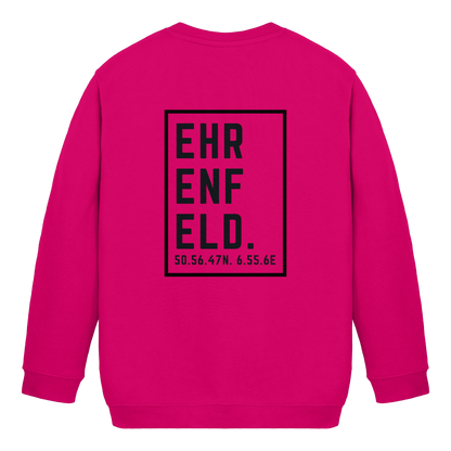 Ehrenfeld Koordinaten (großer Druck auf dem Rücken) - Kids Basic Sweatshirt