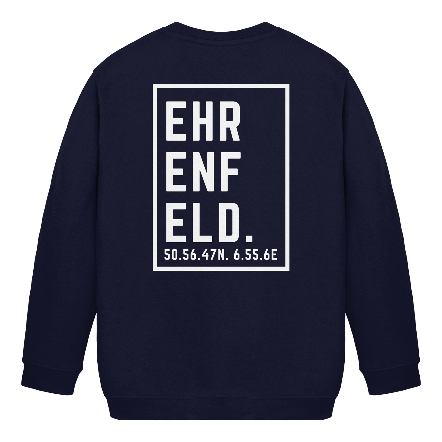 Ehrenfeld Koordinaten (großer Druck auf dem Rücken) - Kids Basic Sweatshirt