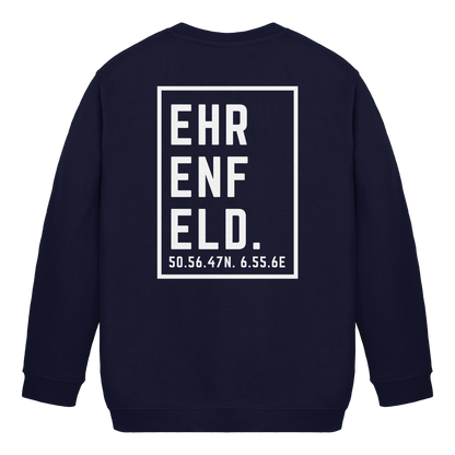 Ehrenfeld Koordinaten (großer Druck auf dem Rücken) - Kids Basic Sweatshirt