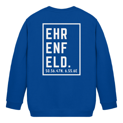 Ehrenfeld Koordinaten (großer Druck auf dem Rücken) - Kids Basic Sweatshirt