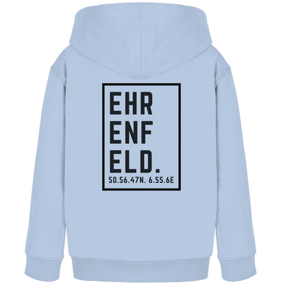 Ehrenfeld Koordinaten (großer Druck auf dem Rücken) - Kids Organic Hoodie