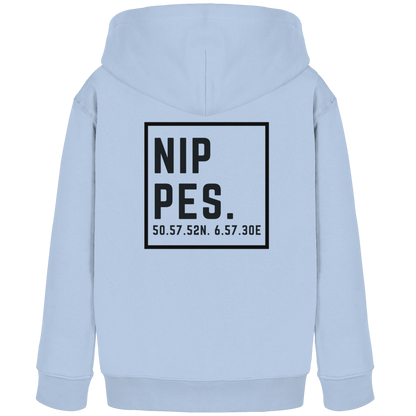 Nippes Koordinaten (großer Druck auf dem Rücken) - Kids Organic Hoodie