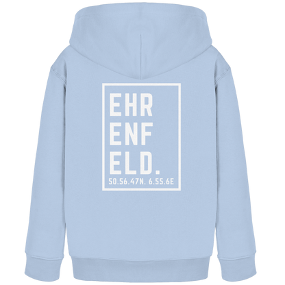 Ehrenfeld Koordinaten (großer Druck auf dem Rücken) - Kids Organic Hoodie