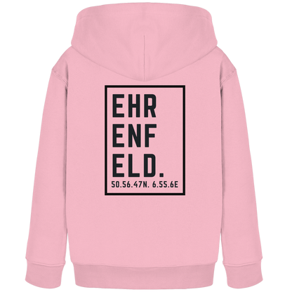 Ehrenfeld Koordinaten (großer Druck auf dem Rücken) - Kids Organic Hoodie