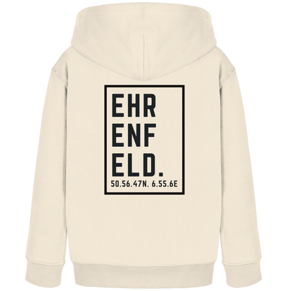 Ehrenfeld Koordinaten (großer Druck auf dem Rücken) - Kids Organic Hoodie