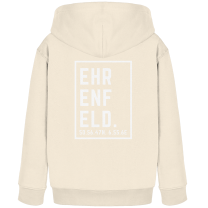 Ehrenfeld Koordinaten (großer Druck auf dem Rücken) - Kids Organic Hoodie