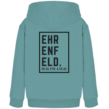 Ehrenfeld Koordinaten (großer Druck auf dem Rücken) - Kids Organic Hoodie