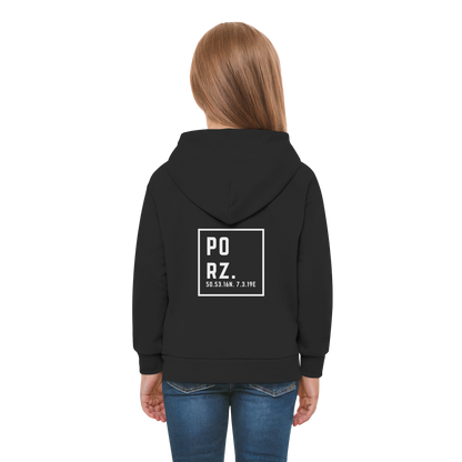 Porz Koordinaten (großer Druck Rücken) - Kids Premium Hoodie