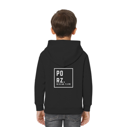 Porz Koordinaten (großer Druck Rücken) - Kids Premium Hoodie