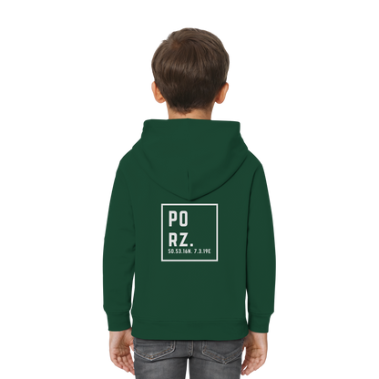 Porz Koordinaten (großer Druck Rücken) - Kids Premium Hoodie