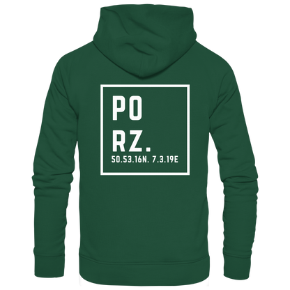 Porz Koordinaten (großer Druck Rücken) - Kids Premium Hoodie