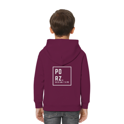 Porz Koordinaten (großer Druck Rücken) - Kids Premium Hoodie