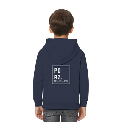 Porz Koordinaten (großer Druck Rücken) - Kids Premium Hoodie