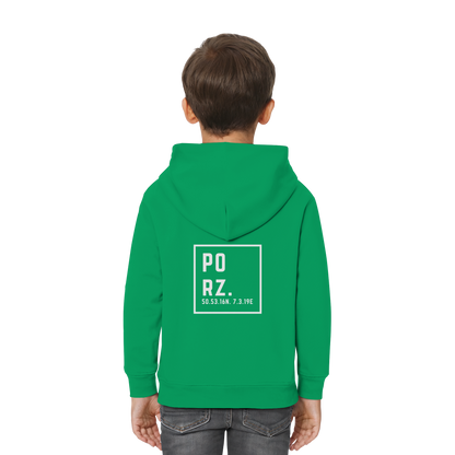 Porz Koordinaten (großer Druck Rücken) - Kids Premium Hoodie