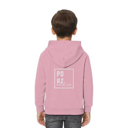 Porz Koordinaten (großer Druck Rücken) - Kids Premium Hoodie