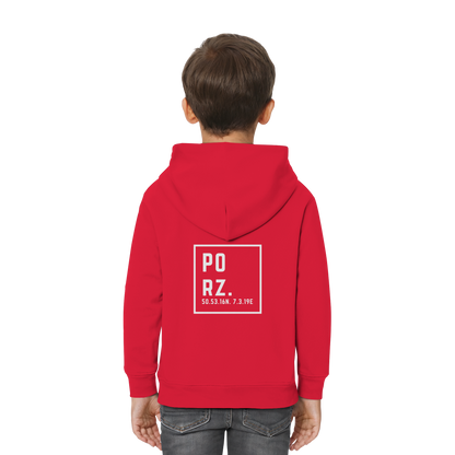 Porz Koordinaten (großer Druck Rücken) - Kids Premium Hoodie