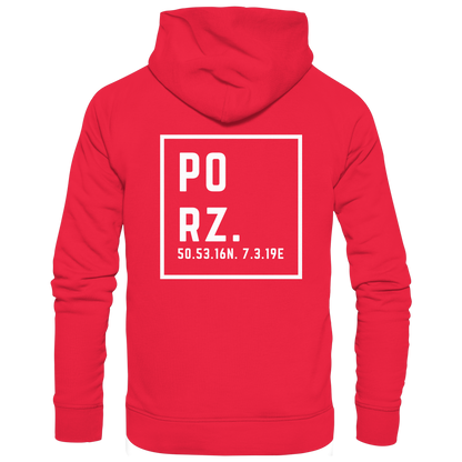 Porz Koordinaten (großer Druck Rücken) - Kids Premium Hoodie