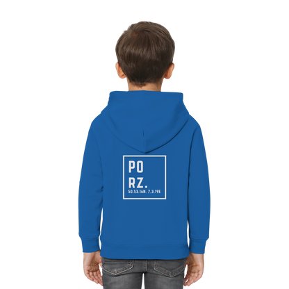 Porz Koordinaten (großer Druck Rücken) - Kids Premium Hoodie