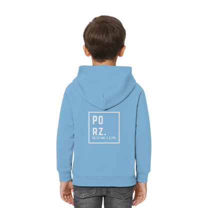 Porz Koordinaten (großer Druck Rücken) - Kids Premium Hoodie