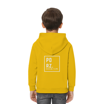 Porz Koordinaten (großer Druck Rücken) - Kids Premium Hoodie